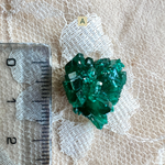 Dioptase Ring Band - Unique Piece