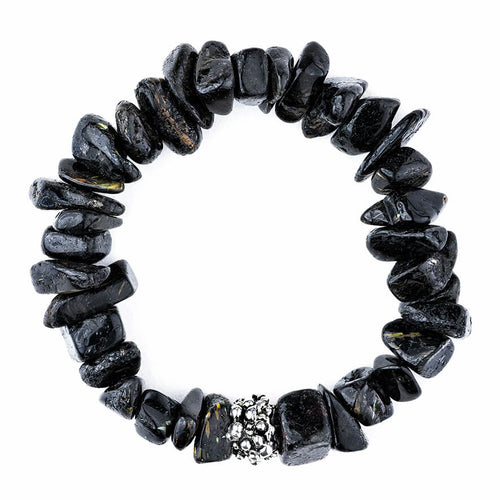 Nuummite (from Greenland) Bracelet - Spiritual healing jewelry